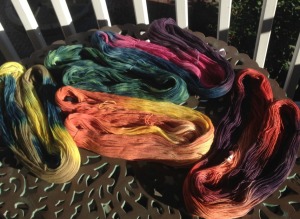 drying skeins