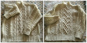 completed sweater